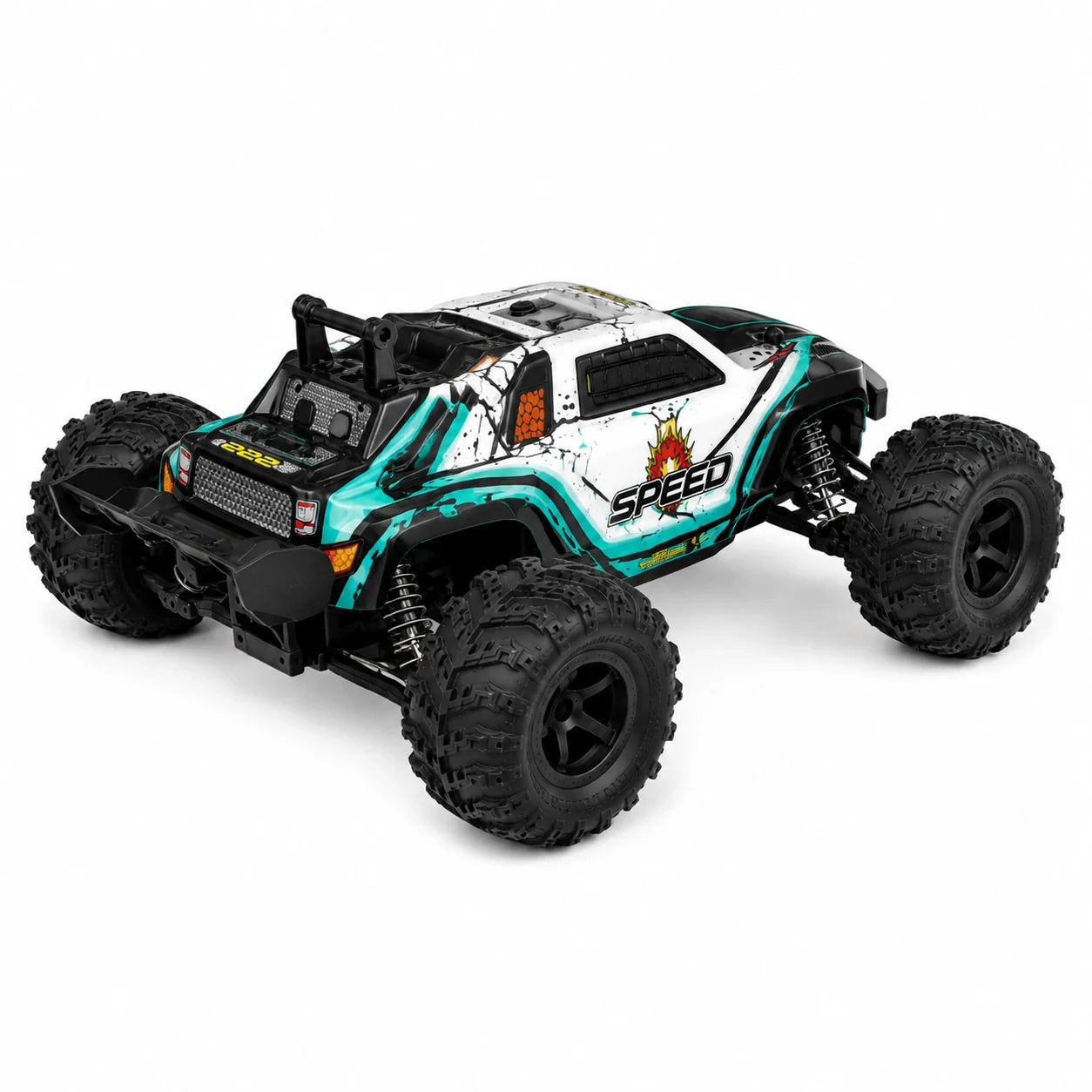 70+ KM/H Hobby Grade 4WD RC Monster Truck ( High Speed Off-Road Racer )