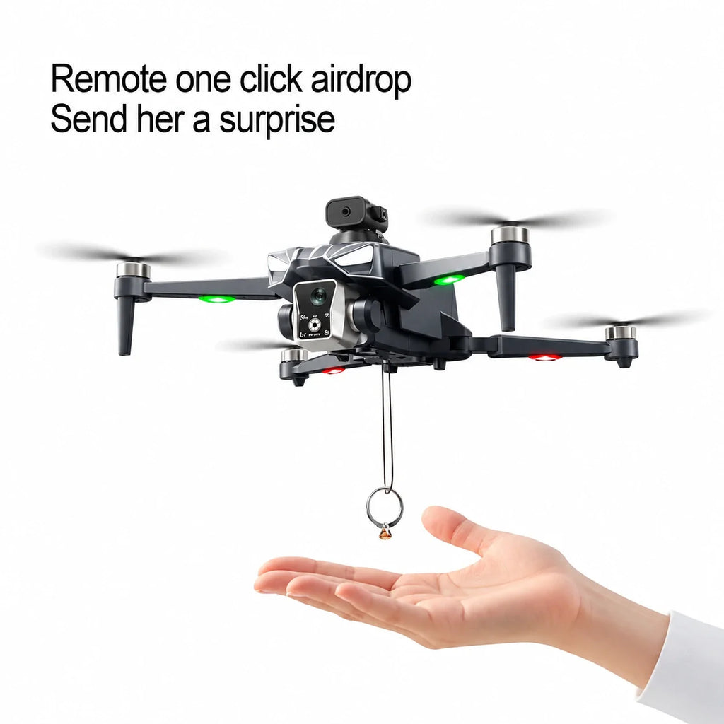 K18 Max GPS Drone with HD Gimbal Camera, Screen Remote, Return Home, Obstacle Avoidance & Airdrop Function