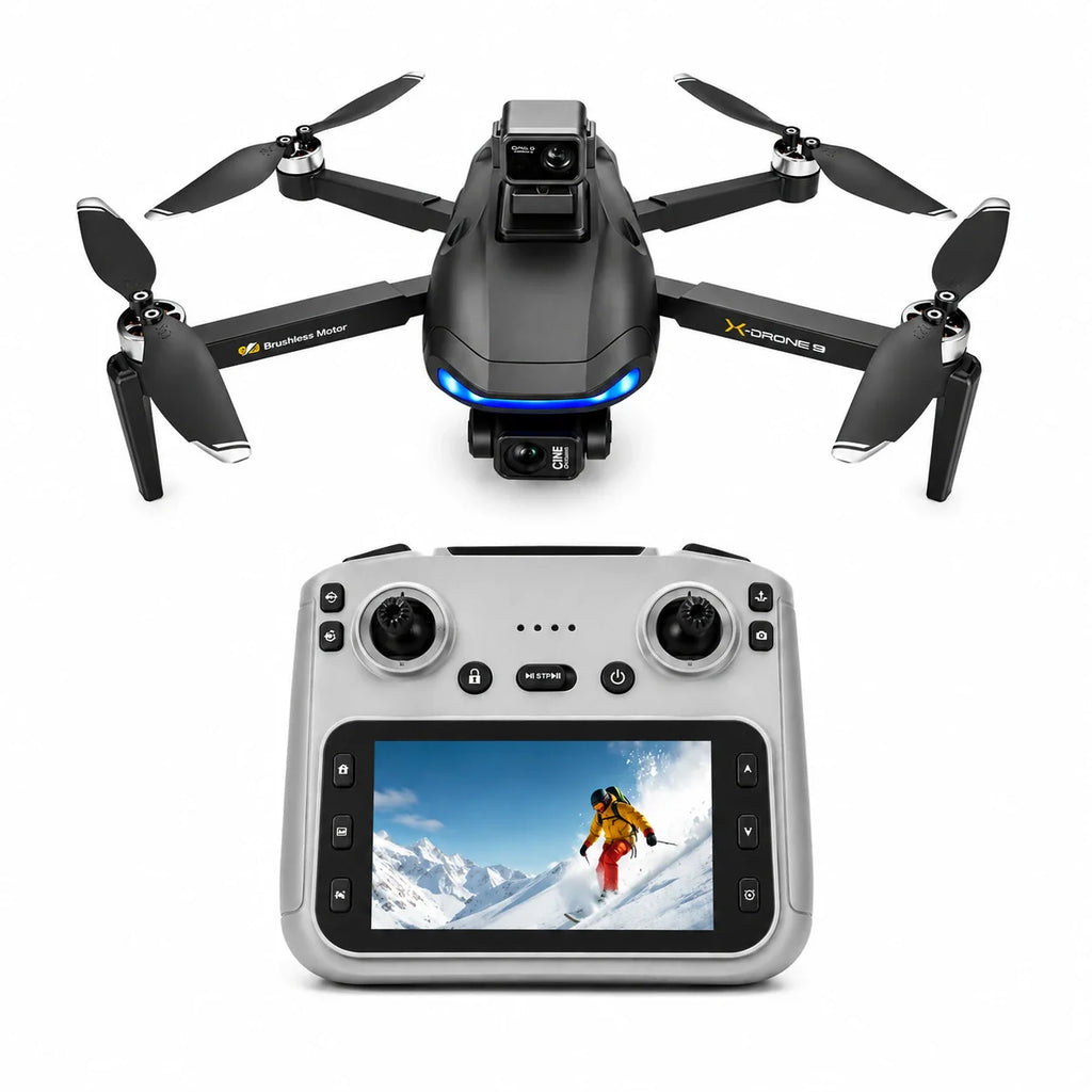 L3 Max GPS Drone with 3-Axis Gimbal Camera, 4K UHD Camera, Screen Remote Controller & Obstacle Avoidance