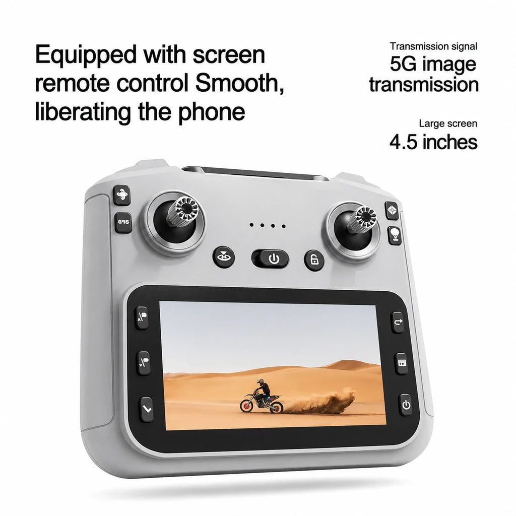 K18 Max GPS Drone with HD Gimbal Camera, Screen Remote, Return Home, Obstacle Avoidance & Airdrop Function