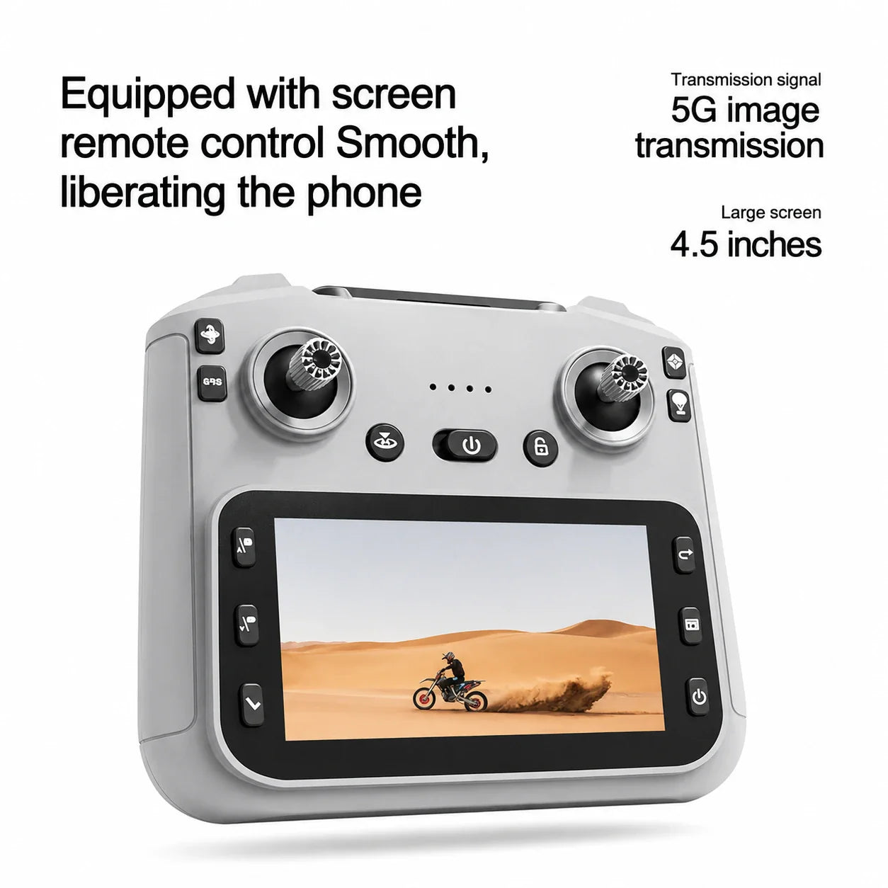 K18 Max GPS Drone with HD Gimbal Camera, Screen Remote, Return Home, Obstacle Avoidance & Airdrop Function
