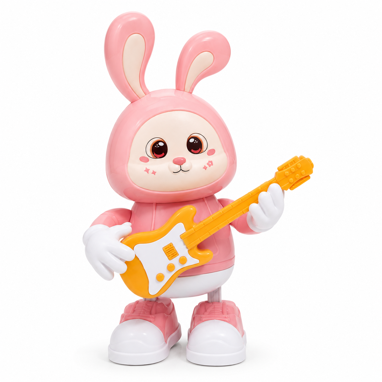 Rabbit Guitarist Musical Walking Toy with Lights & Sounds