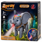 Spray Elephant Electric Toy with Mist, Lights &amp; Music
