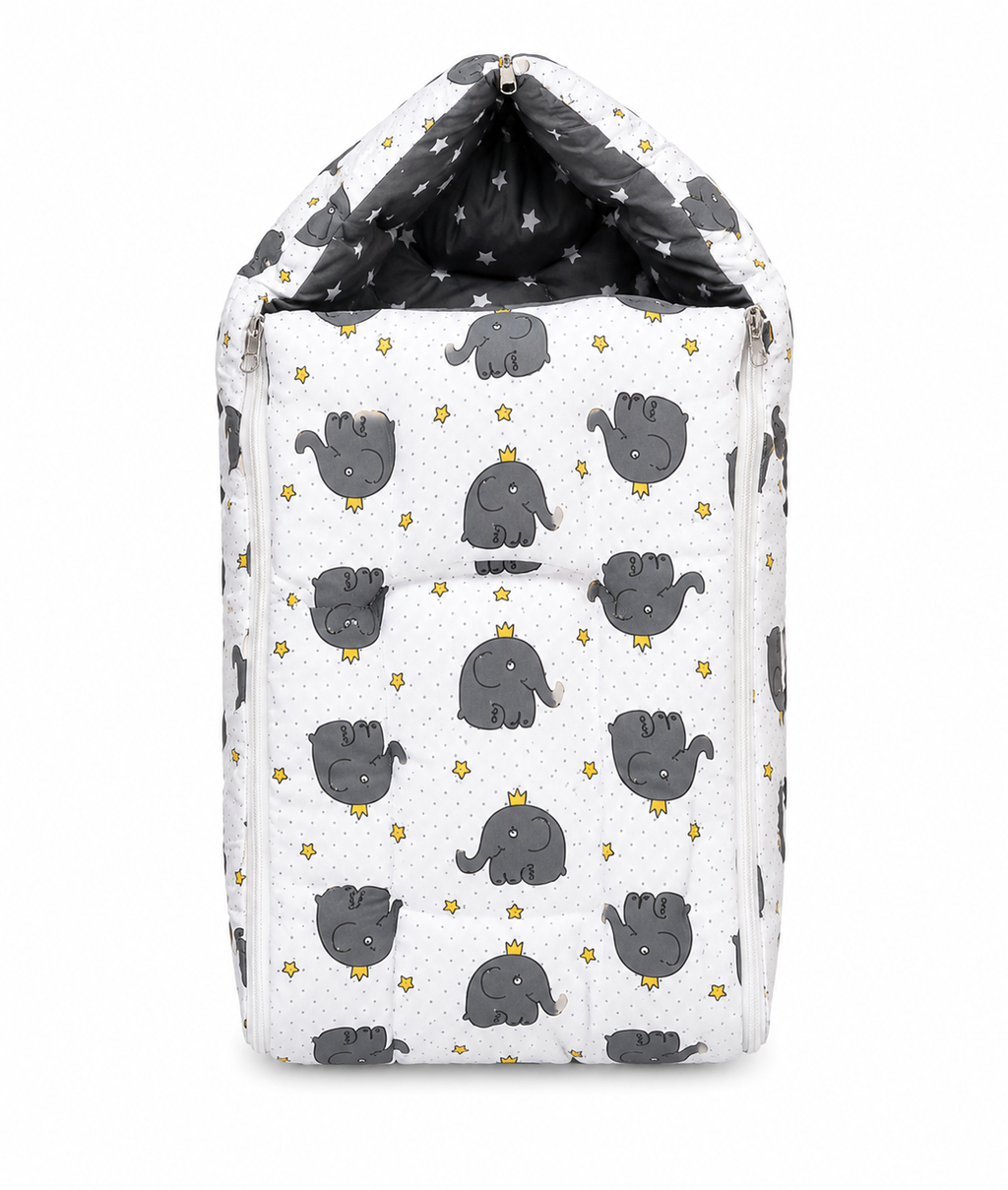 Universal Baby Stroller Footmuff Winter Warm Sleeping Bag – Waterproof Cozy Pram &amp; Pushchair Cover with Elephant Print