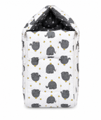 Universal Baby Stroller Footmuff Winter Warm Sleeping Bag – Waterproof Cozy Pram &amp; Pushchair Cover with Elephant Print