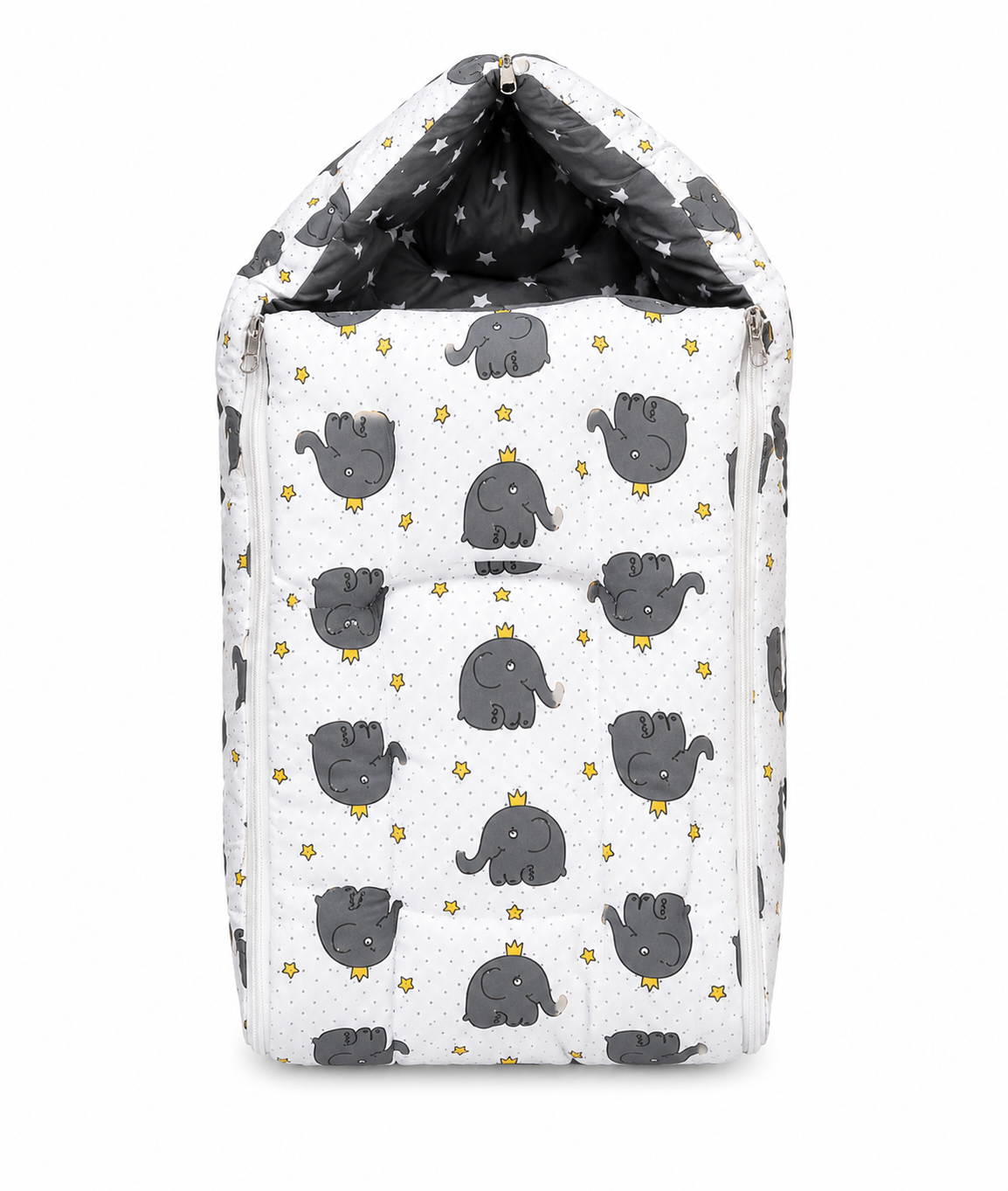 Universal Baby Stroller Footmuff Winter Warm Sleeping Bag – Waterproof Cozy Pram &amp; Pushchair Cover with Elephant Print