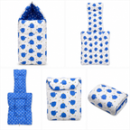 Universal Baby Stroller Footmuff Winter Sleeping Bag | Blue Elephant Pram Cover