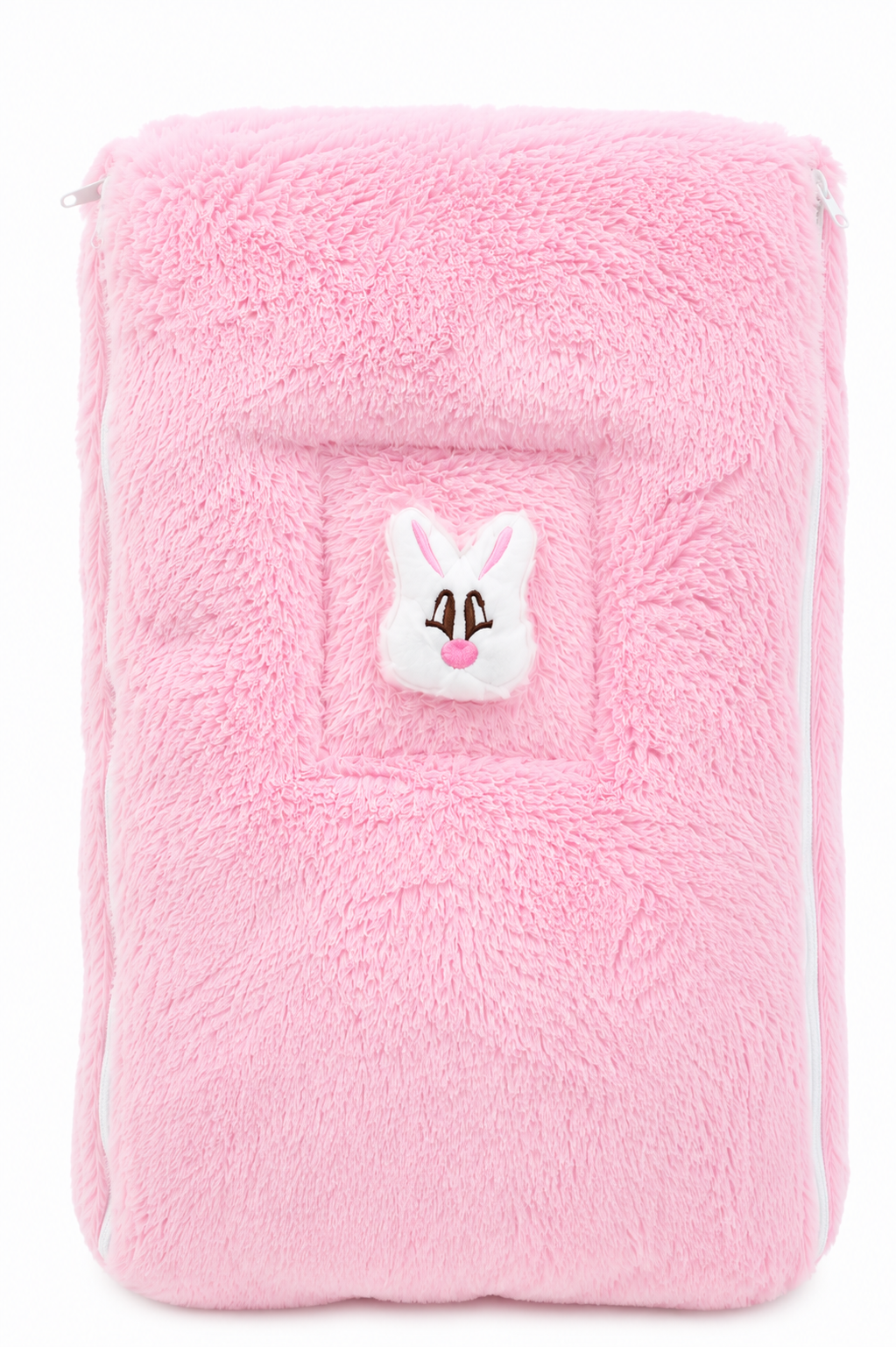 Universal Plush Baby Stroller Footmuff Winter Warm Sleeping Bag – Soft Fleece Cozy Pram & Pushchair Cover with Bunny Design (Pink)