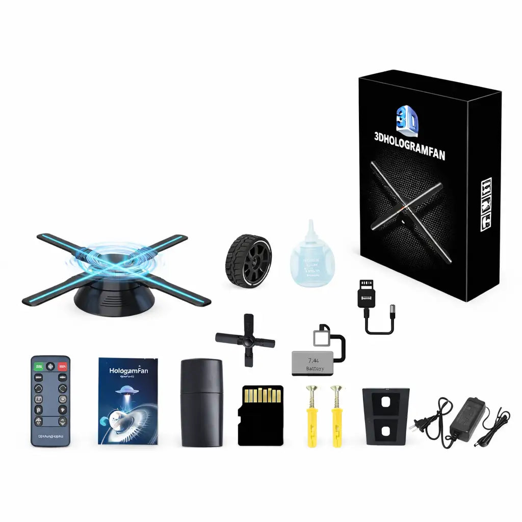 3D Hologram Fan Projector
