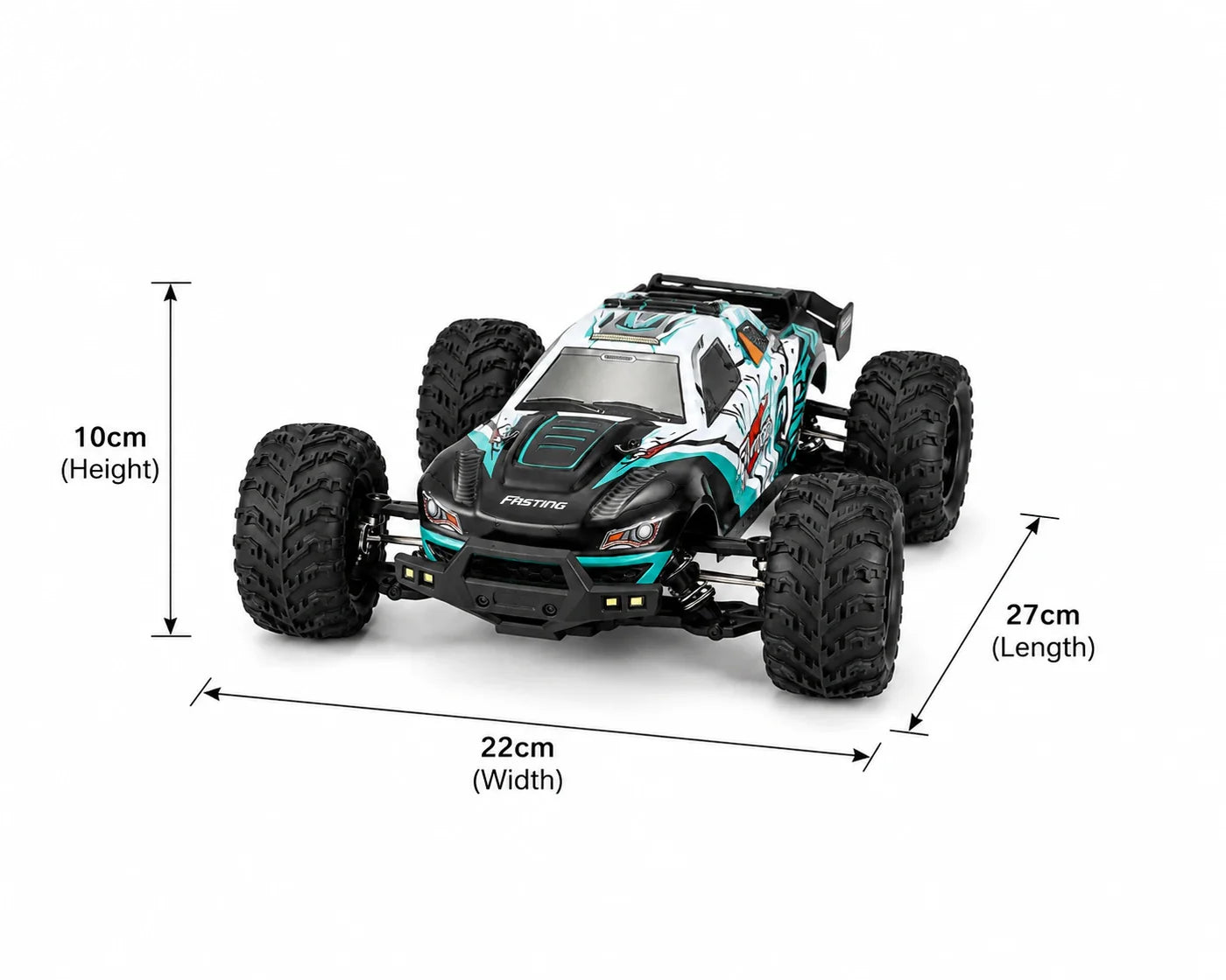 70+ KM/H Hobby Grade 4WD RC Monster Truck ( High Speed Off-Road Racer )