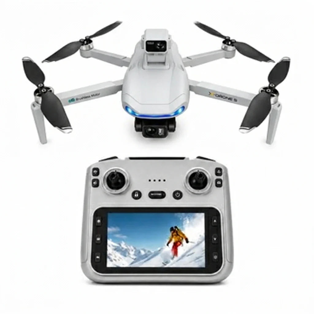 L3 Max GPS Drone with 3-Axis Gimbal Camera, 4K UHD Camera, Screen Remote Controller & Obstacle Avoidance