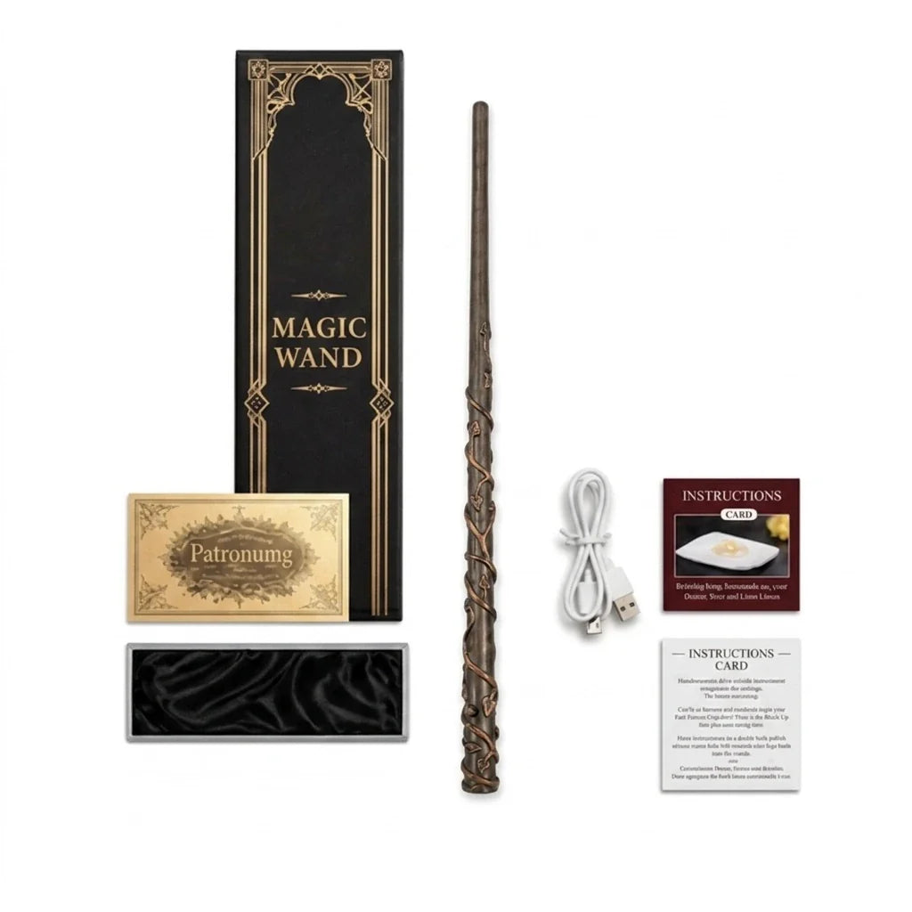 Hermione Harry Potter Wand (Imported,Type C Charging)