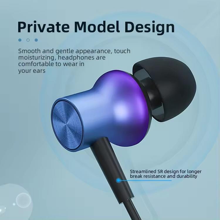 New 3.5mm Wired Earbuds in Ear Earphones Mobile Phone Earbuds Wired Headphone