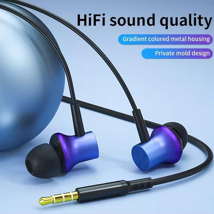 New 3.5mm Wired Earbuds in Ear Earphones Mobile Phone Earbuds Wired Headphone