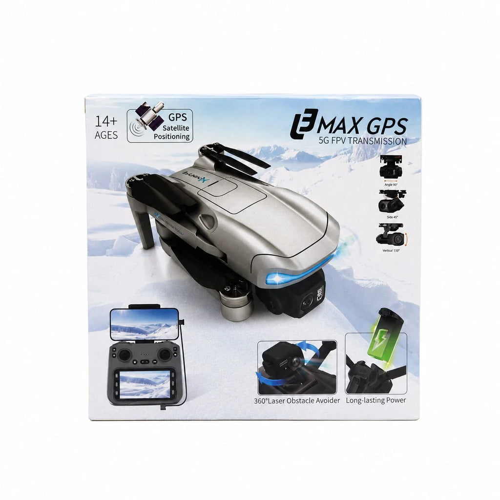 L3 Max GPS Drone with 3-Axis Gimbal Camera, 4K UHD Camera, Screen Remote Controller & Obstacle Avoidance