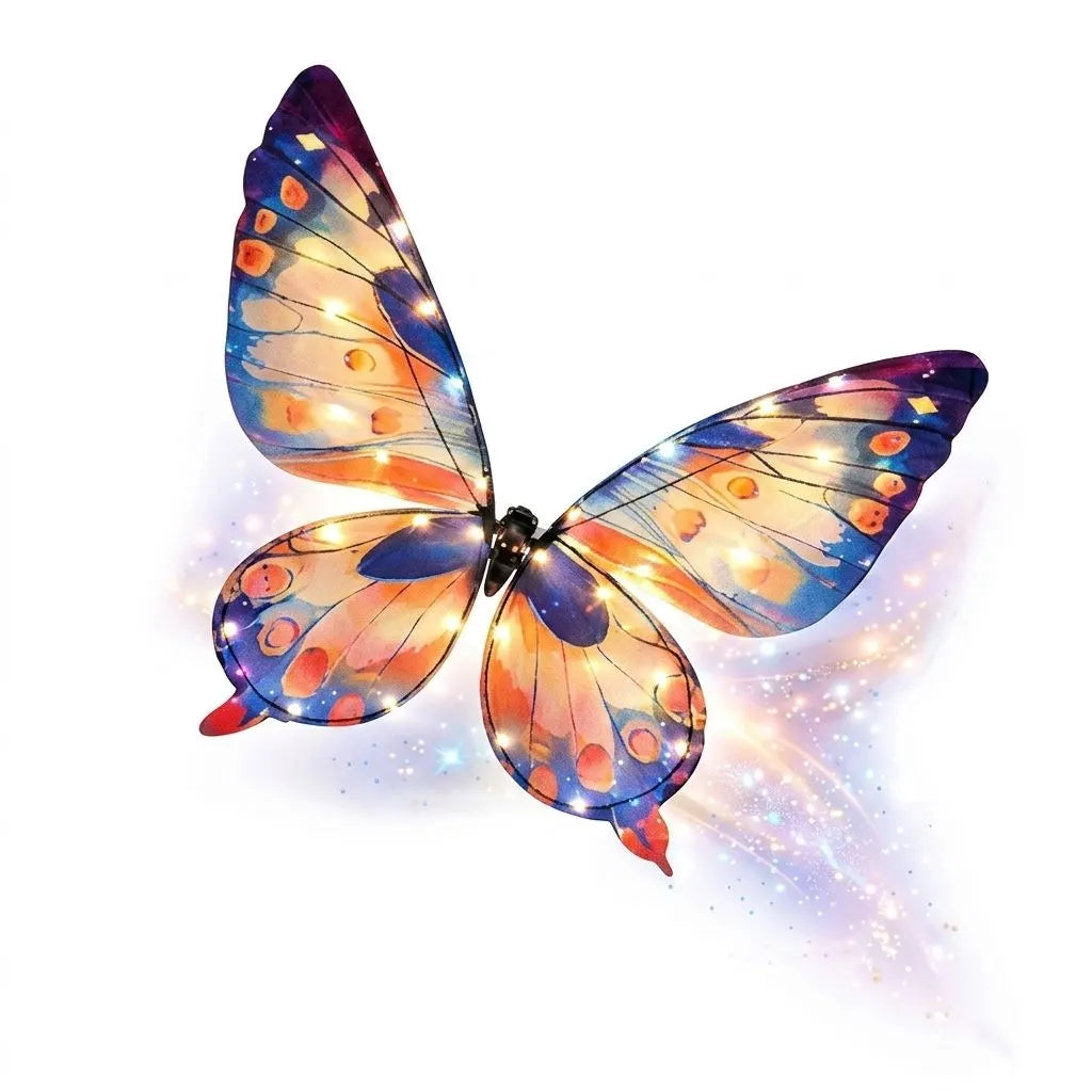 RC Butterfly Drone with LED Lights & Flapping Wings