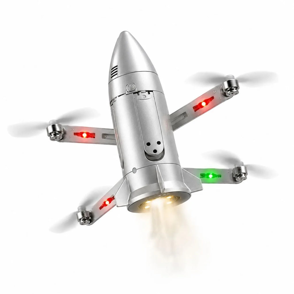 Rocket Missile Aircraft Drone with HD Camera & Smoke Effect