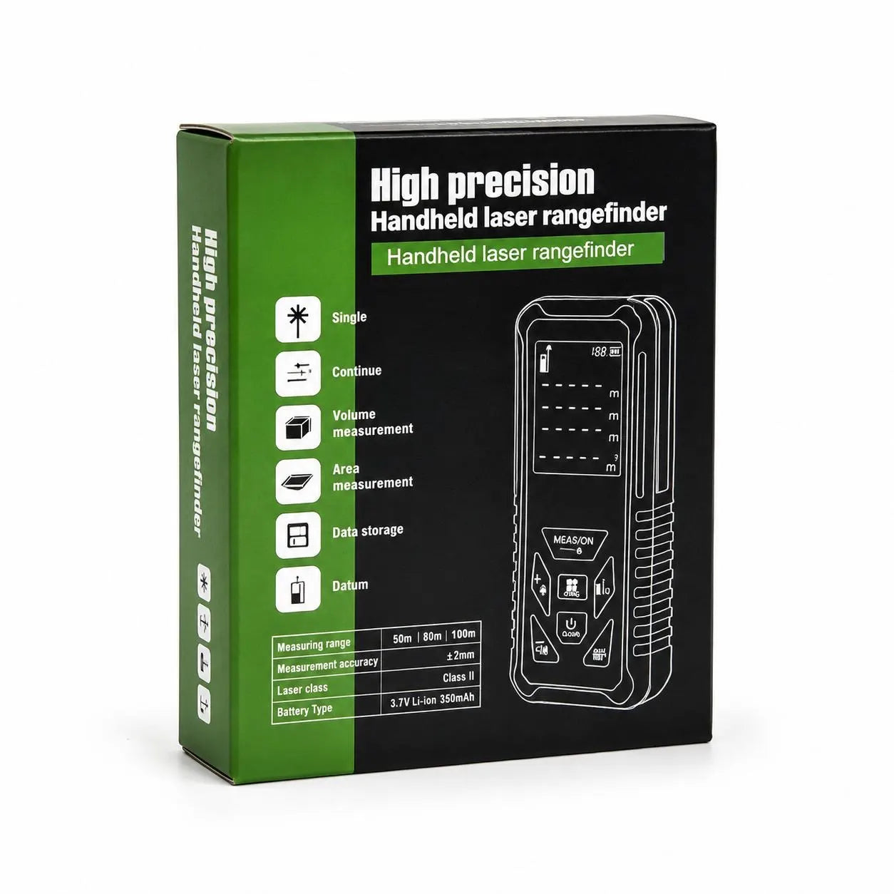 Laser light Measurement Inch Tape (50m)