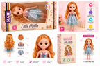 Little Milly Princess Fashion Doll with Dress & Long Hair