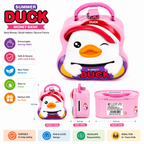 Cute Duck Coin Bank with Handle for Kids