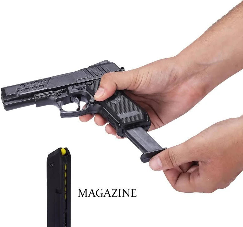 Velinor Army-Style Mouser Air Soft Toy Gun with BB Bullets - Long Range Police Roleplay Pistol for Kids